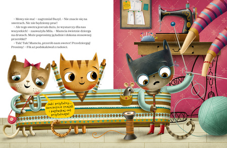 Kociaki łobuziaki i rwetes ze swetrem