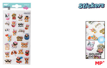 Naklejki 3D MP Pieski