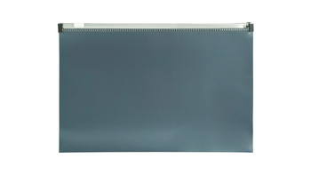 Teczka A5 na suwak PP grafit morandi