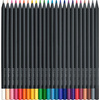 Kredki ołówkowe trójkątne Black Edition Faber-Castell 24 kolory