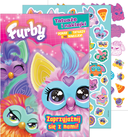 Zaprzyjaźnij się z nami! Furby. Tatuaże i naklejki