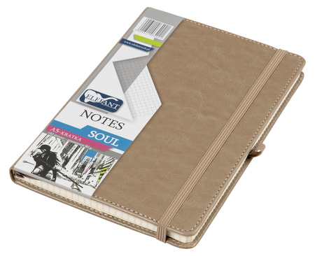 Notes A5 kratka Soul szary