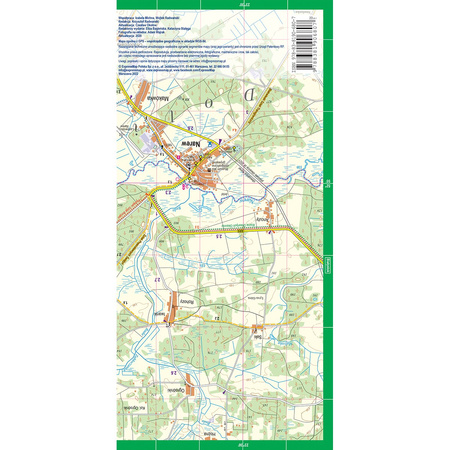 Puszcza Białowieska mapa turystyczna 1:50 000 laminat 2020