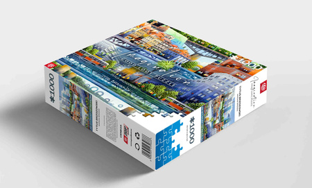 Puzzle 1000 Imagination Tytus Brzozowski Warsaw Bridges Warszawskie mosty