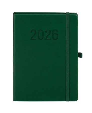 Kalendarz 2026 Memofix A5 TDW zielony