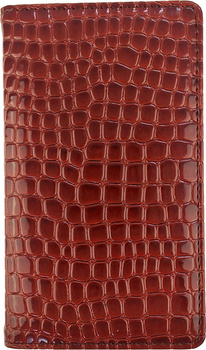 Kalendarz 2026 B6 tygodniowy krokodyl bordowy