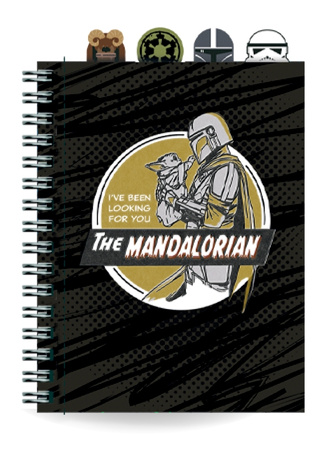 Kołobrulion B5 Disney fashion Mandalorian 100 kartek Disney 1szt. mix