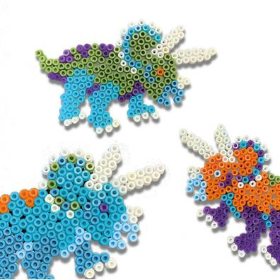 Koraliki do prasowania Dinozaury