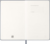 Kalendarz 2026 12M Moleskine L twarda oprawa dzienny Sapphire Blue 13x21cm