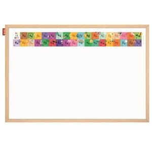 Tablica edukacyjna MEMOBE Alphabet adventure!  60x40 cm