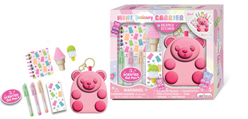 Zestaw miniaturek z mini plecaczkiem Miś żelowy