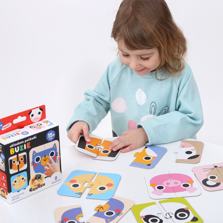 Puzzle Układam połówki Buzie CzuCzu