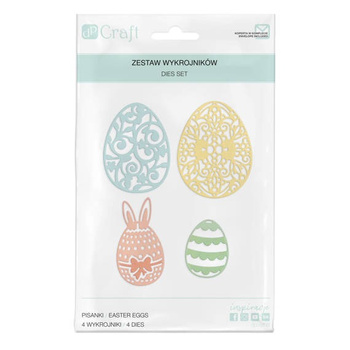 Zestaw wykrojników Pisanki 4 szt.