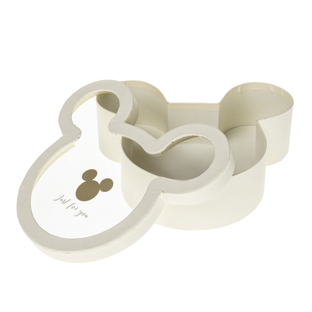 Pudełko ozdobne na prezenty Flower Box Micky Small Cream