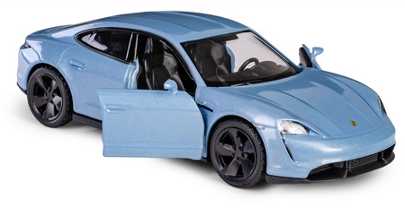 RMZ City Porsche Taycan Turbo S 2020 niebieski w skali 1:40