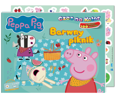 Barwny piknik. Świnka Peppa. Czas na kolor