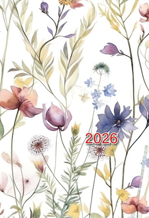 Kalendarz 2026 kieszonkowy KK-1F 1szt.mix