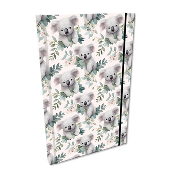 Notes A5 kratka z gumką Soft Touch Me And My Koala