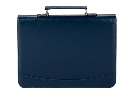 Teczka A4 granatowa na suwak 711
