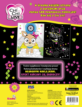 Zabawy z pieskami. Neon. Moc koloru. Chi Chi Love