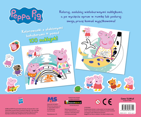 Kolorowe zabawy z przyjaciółmi. Świnka Peppa. Czas na kolor