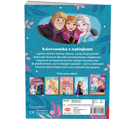 Disney Kraina Lodu Kolorowanka z naklejkami NA-9143