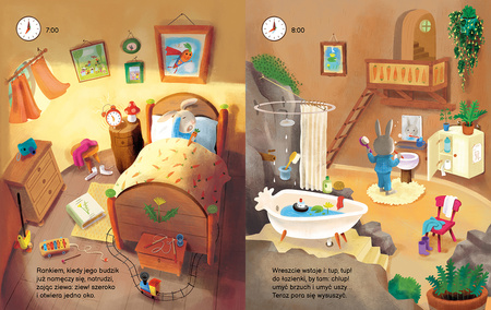 Tydzień z zającem? Jasne jak słońce!. Poznajemy godziny i pory dnia