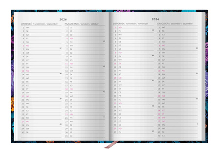 Kalendarz 2026 Biznes planer 1szt.mix