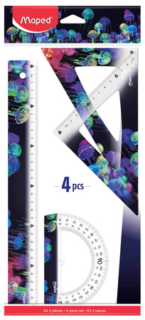 Zestaw geometryczny Deepsea 4 elementy