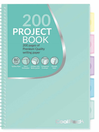 Kołobrulion A4 Coolpack 100 kartek pastel mięta