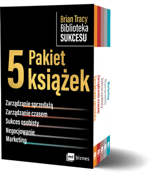 Pakiet Brian Tracy Biblioteka Sukcesu. Zarządzanie sprzedażą / Zarządzanie czasem / Sukces osobisty /  Negocjowanie / Marketing wyd. 2