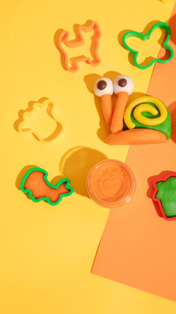 Zestaw kreatywny Mały Artysta naturalna ciastolina