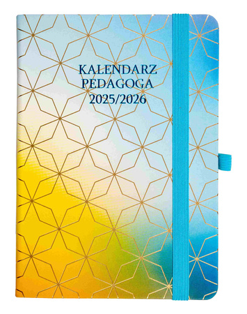 Kalendarz Pedagoga 2025/2026  Salsa B6 tygodniowy tęczowy