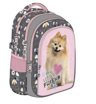 Plecak 4-komorowy My little friend  Sweet Pomeranian