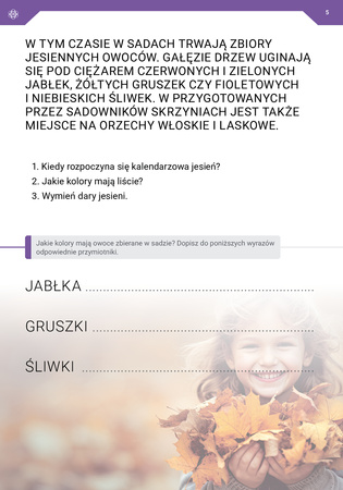 Podróż przez pory roku część 1 nowe wydanie Materiały dla II etapu nauczania uczniów z niepełnosprawnością intelektualną w stopniu umiarkowanym
