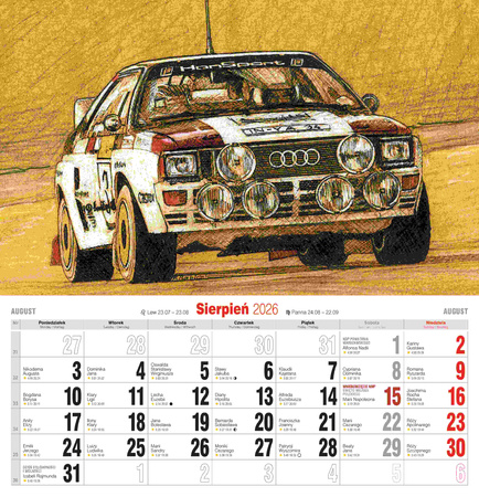 Kalendarz 2026 Motoryzacja PRL KD-37