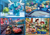 Puzzle 4w1 Bohaterowie bajek Disney Pixar 110629