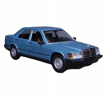 BBURAGO MODEL MERCEDES-BENZ 190E BLUE 1:24