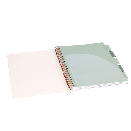 Kołozeszyt Strigo A4 Project Book Afryka pastelowo niebieski kratka