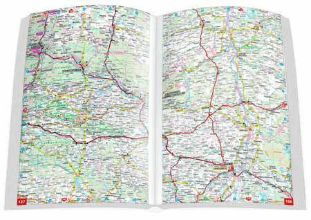 Polska Atlas Samochodowy dla profesjonalistów 1:200 000 pierwsza pomoc 2024/2025