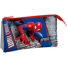 Piórnik trzykomorowy Spiderman SP50051