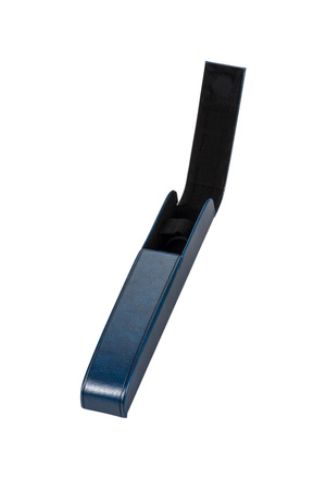 Etui na długopisy piórnik Secesja pojedynczy granatowy