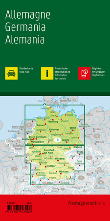 Mapa Niemcy 1:500 000