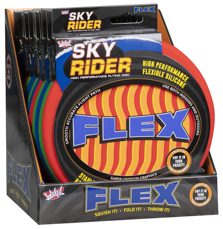 Dysk silikon miękki Sky Rider Flex 1 szt. mix kolorów