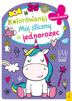 Mój śliczny jednorożec. Kolorowanka z wykrojnikiem