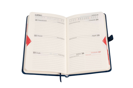 Kalendarz 2026 Memofix A6 TDW granatowy