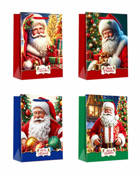 Torebki prezentowe BN 12 sztuk mix wzorów WK 22565 L