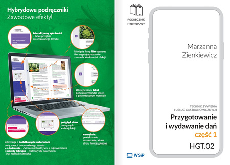 Przygotowanie i wydawanie dań Kwalifikacja HGT.02. Podręcznik do zawodu kucharz, technik żywienia i usług gastronomicznych SPP. część 1
