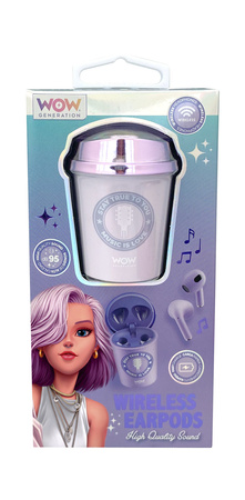 Słuchawki bezprzewodowe WOW00124 1szt.mix