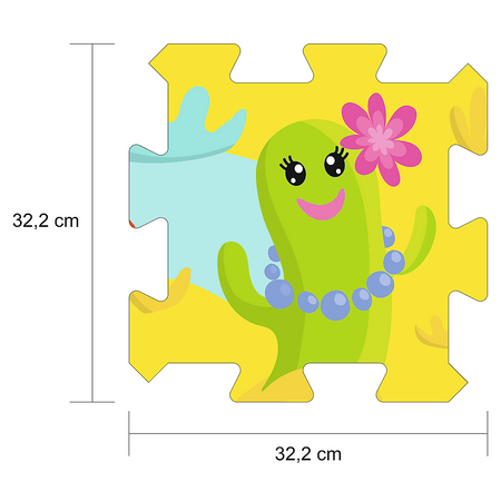 Puzzlopianka układanka Kaktusiaki śpiewaki 61265